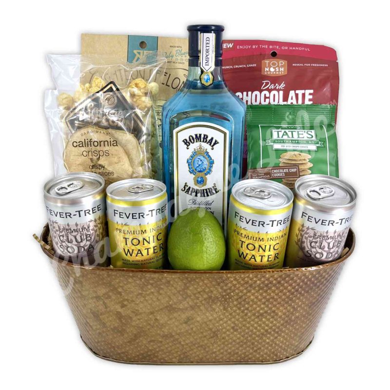 Champagne Life - Bombay Sapphire Gift Basket