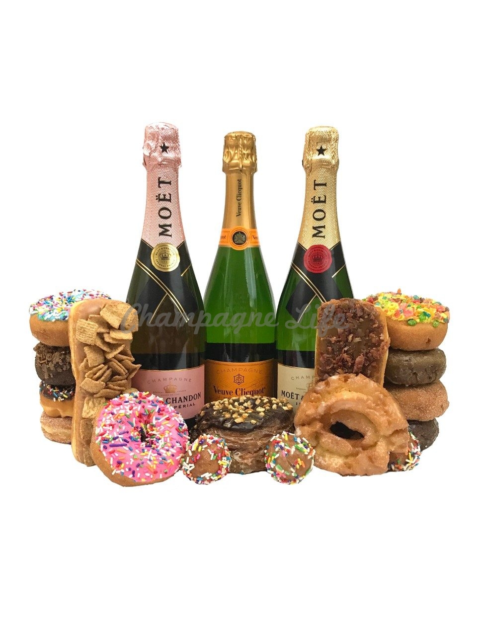 Deluxe Champagne and Donut Gift Set