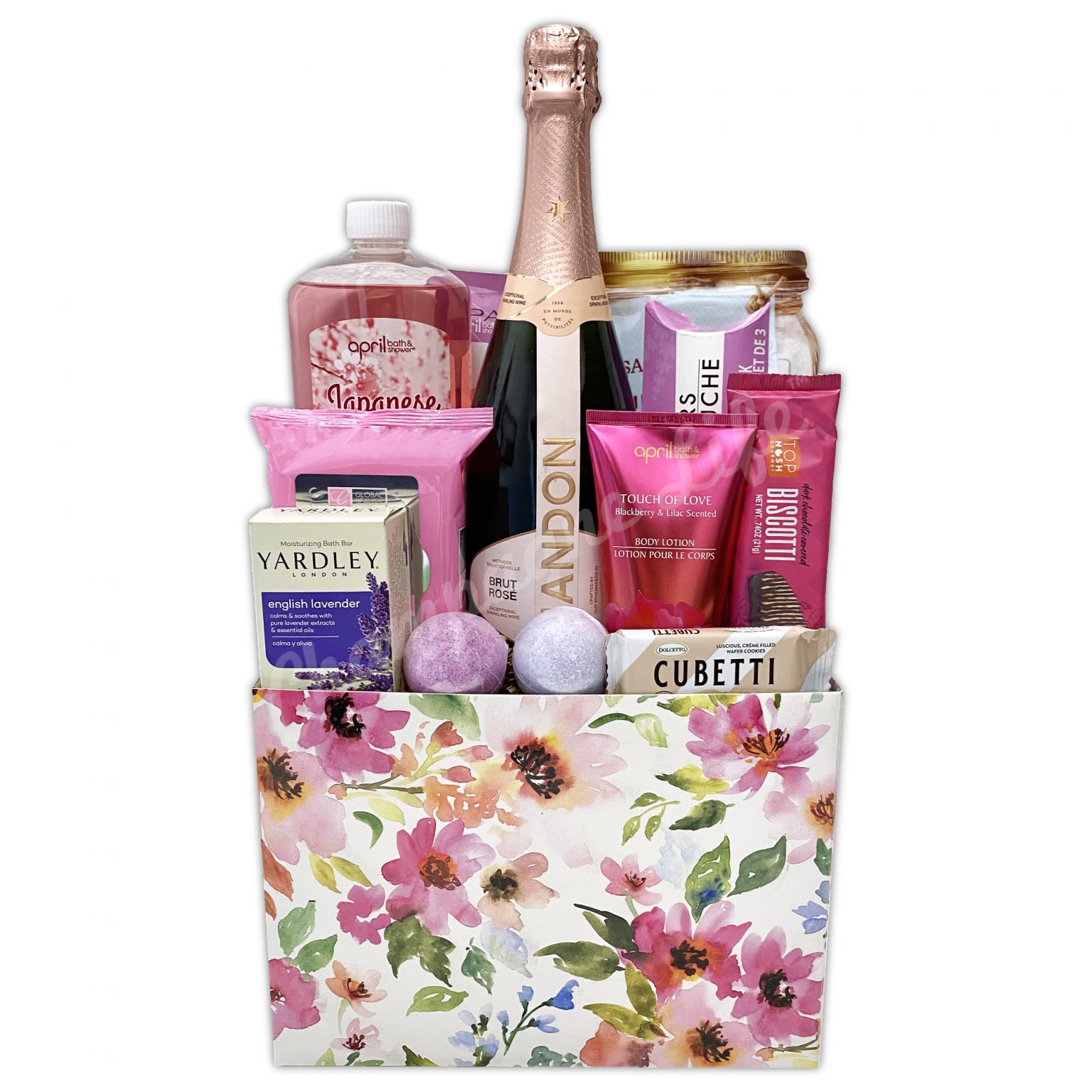 Cristal Gift Basket - Champagne Life Gift Baskets