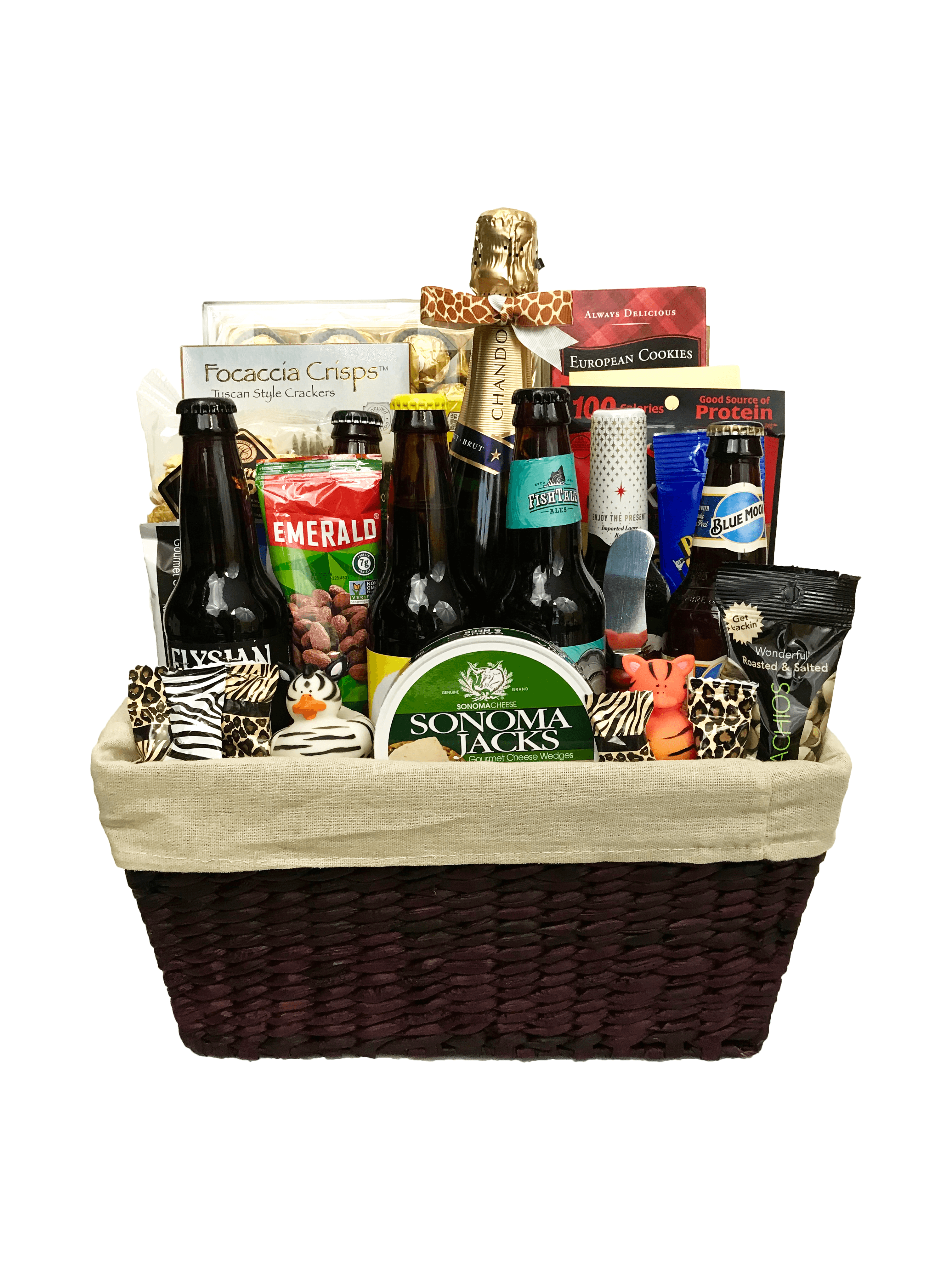 Champagne Custom Basket