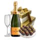 Champagne Life - Champagne & Chocolate Covered Strawberries Gift Set