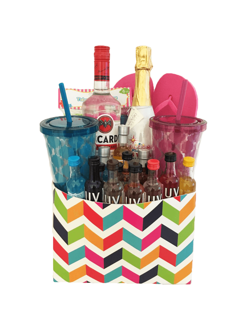 CUSTOM LIQUOR BASKET