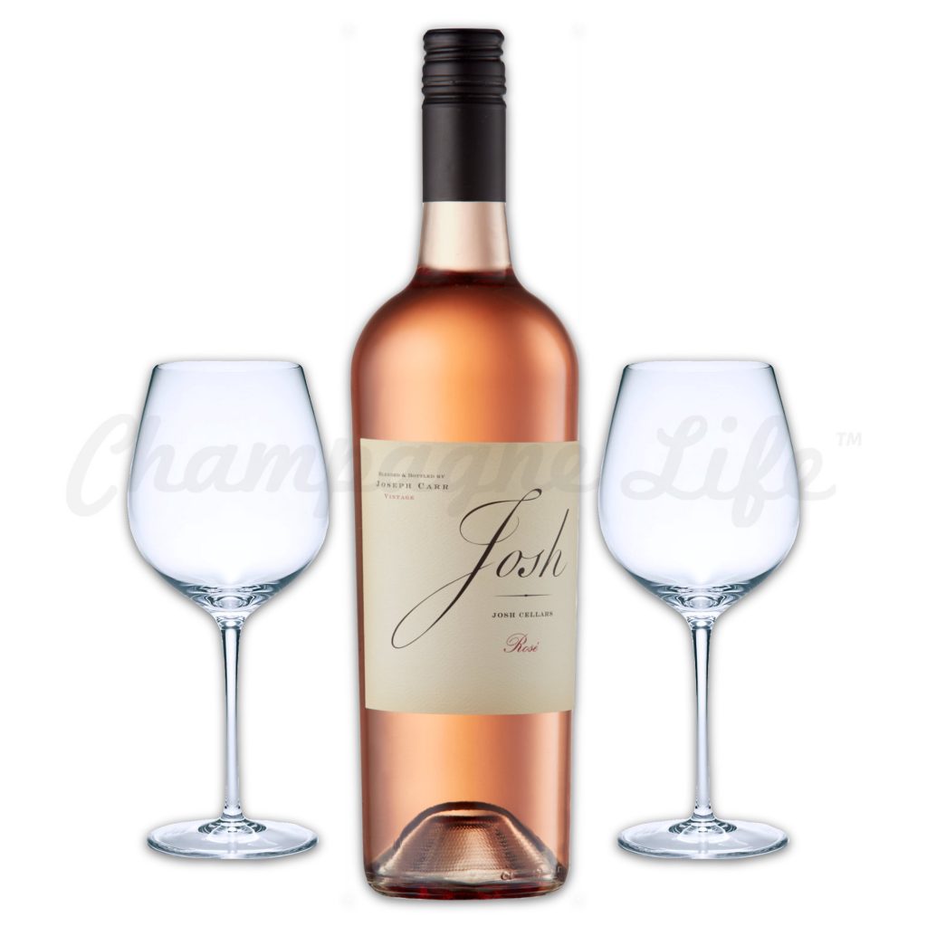 Josh Cellars Rose Wine Toast Set Champagne Life Gift Baskets