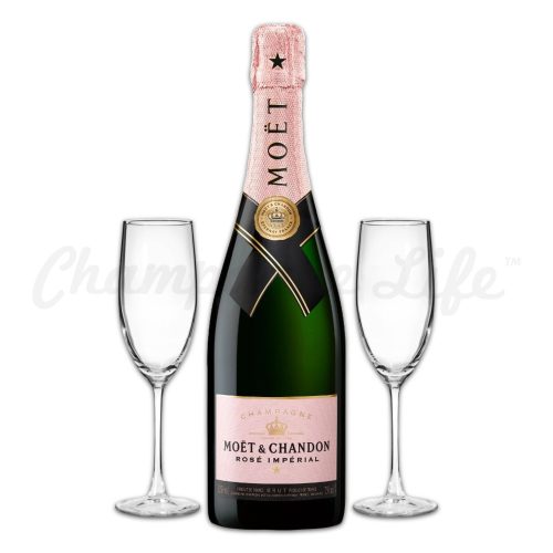 Champagne Life - Moet & Chandon Imperial Rose Toast Set