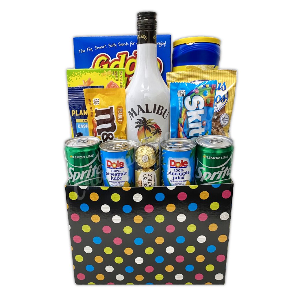 Malibu Rum Gift Basket Champagne Life Gift Baskets