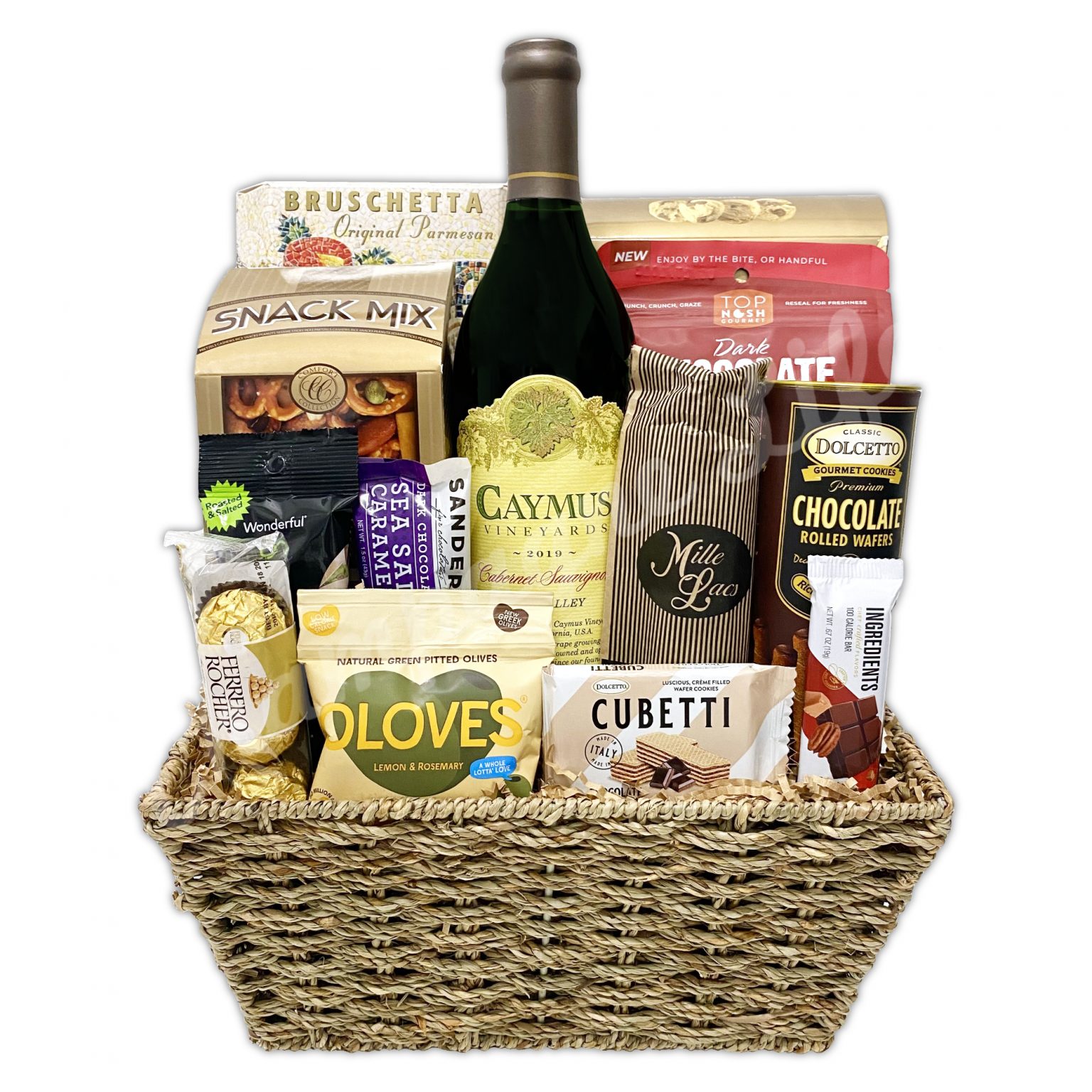 California Wine Gift Basket Champagne Life Gift Baskets