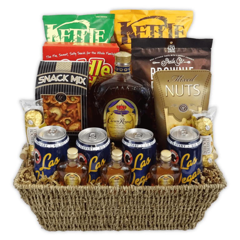 Bourbon and Cigar Gift Basket - Champagne Life Gift Baskets