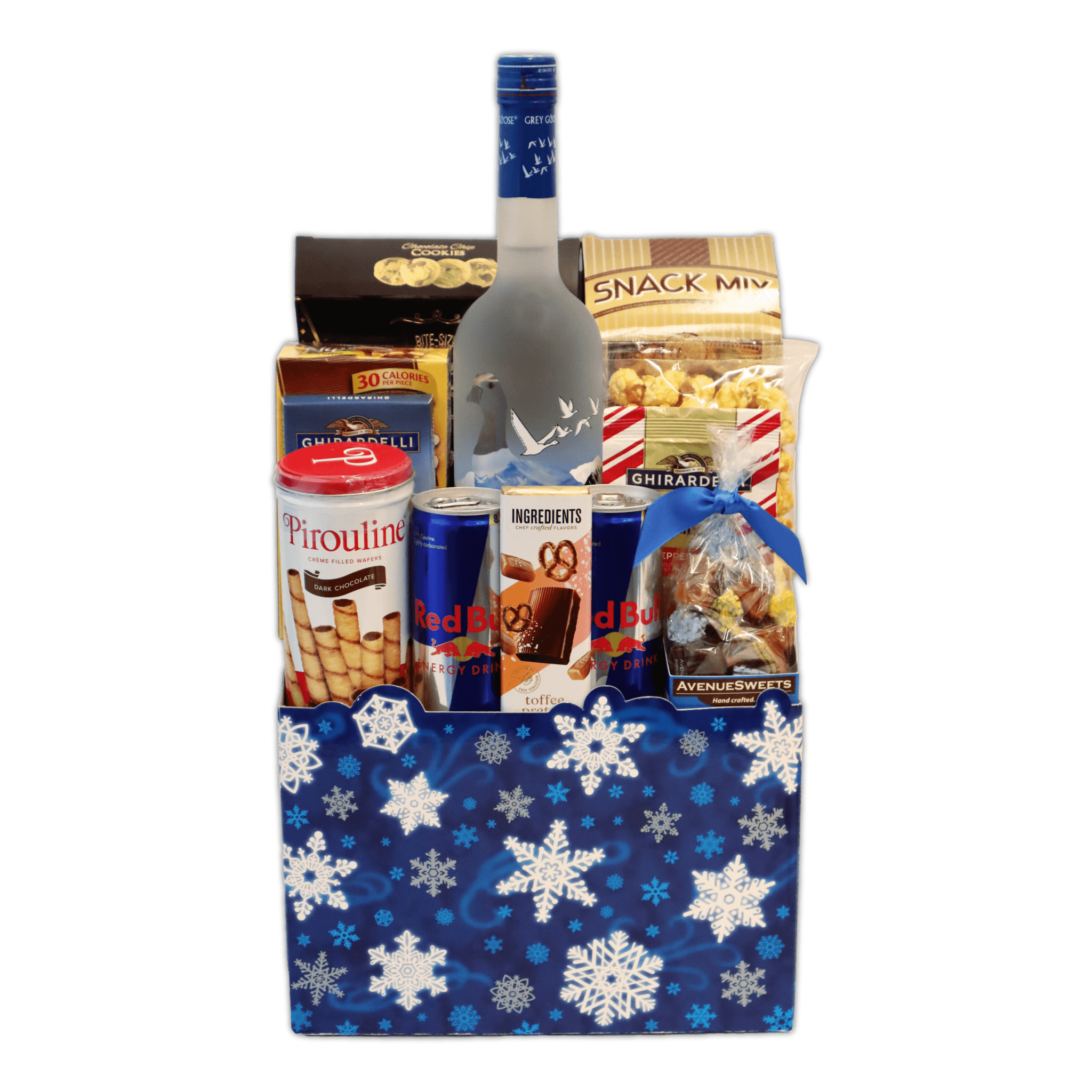 Holiday Hennessy Gift Basket - Champagne Life Gift Baskets