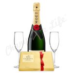 Champagne Life - Champagne and Godiva Chocolate Gift Set