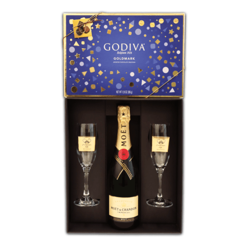 Champagne and Godiva Chocolate Gift Set