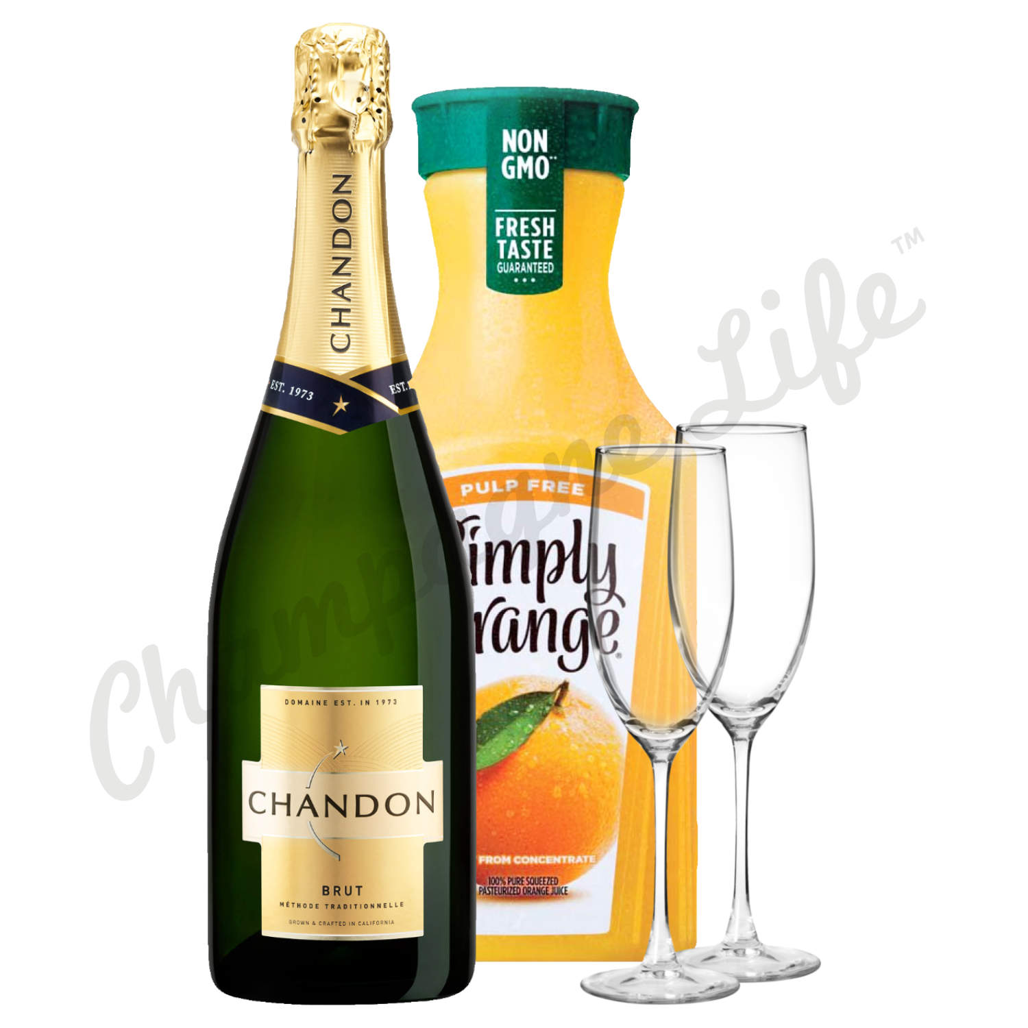 Mimosa Gift Baskets  Champagne Life Gifts
