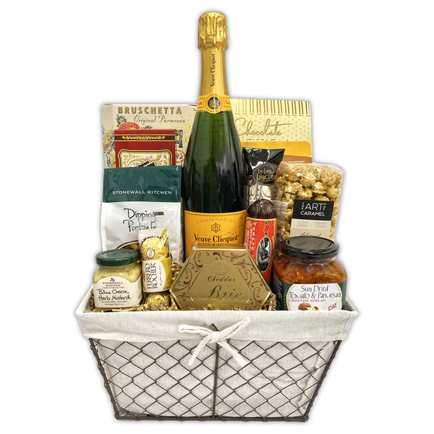 Veuve Clicquot Gourmet Champagne Gift - The Gift Basket Store