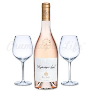 Champagne Life - Chateau D'esclans Whispering Angel Rose Wine Toast Set