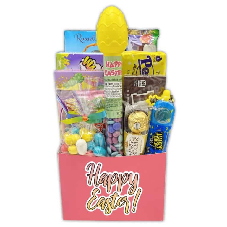 Colorful Easter Candy Gift Box Champagne Life Gifts