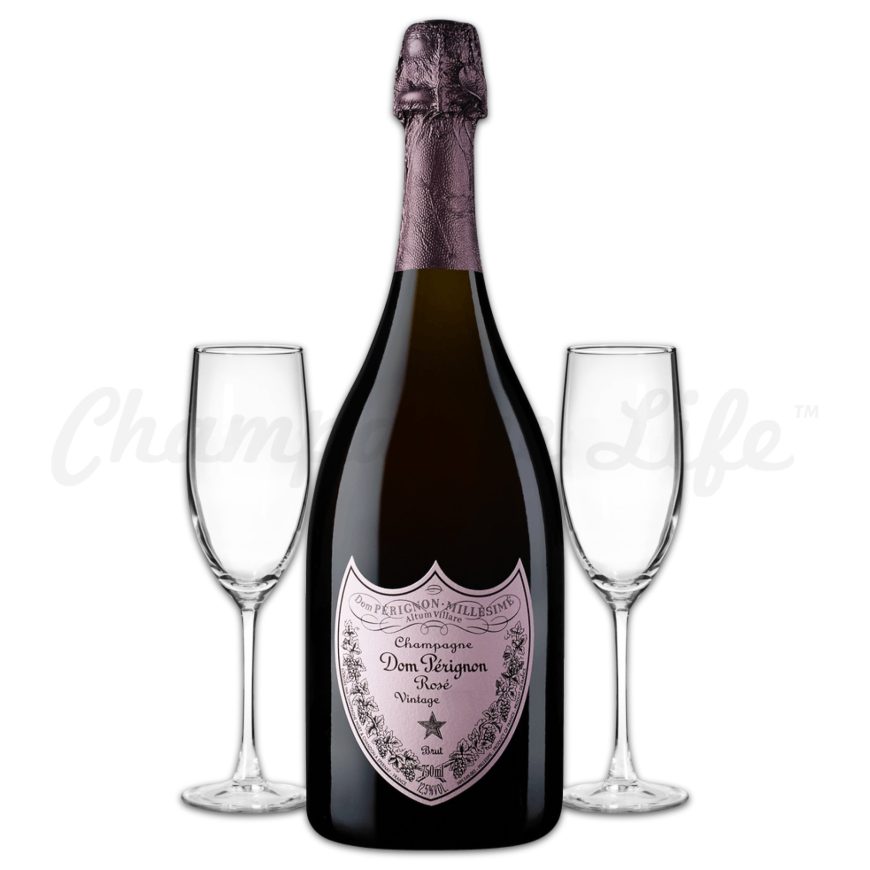 Personalize a bottle of Dom Perignon Brut Champagne with Custom Label
