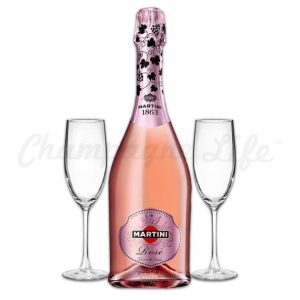 Champagne Life - Martini & Rossi Rose Toast Set
