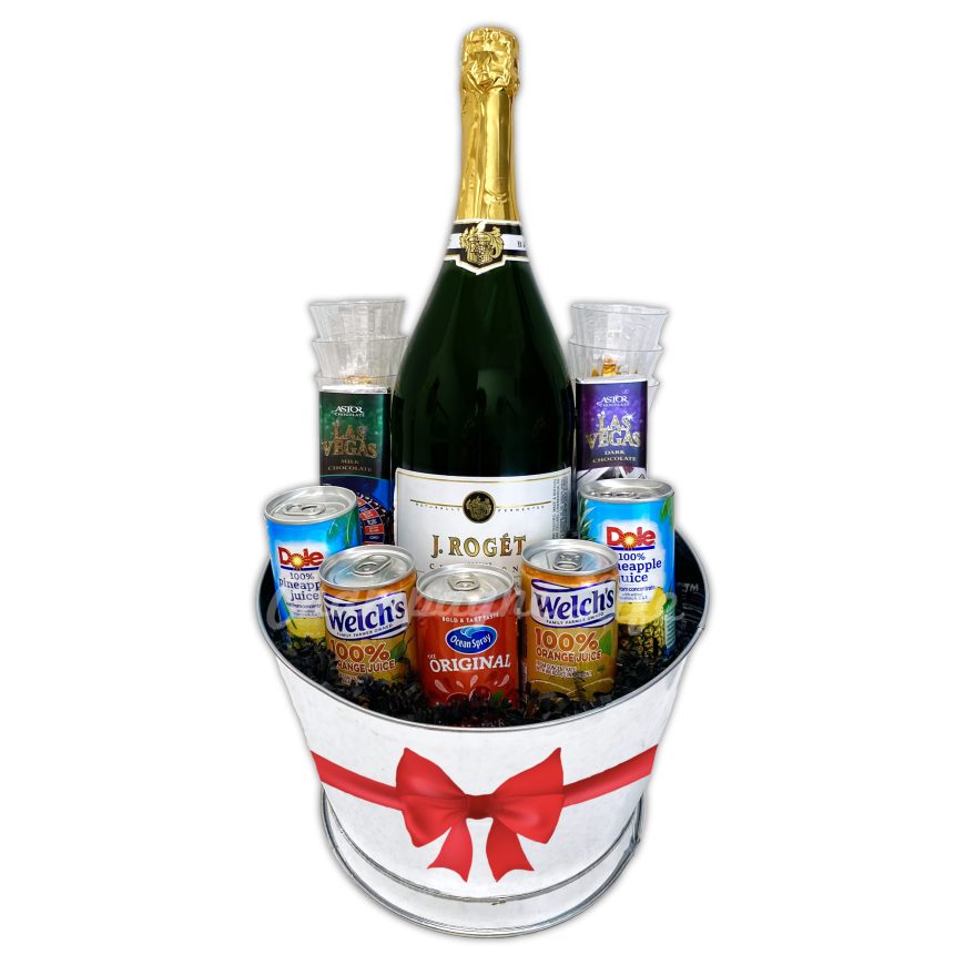 Champagne Mimosa Gift Basket