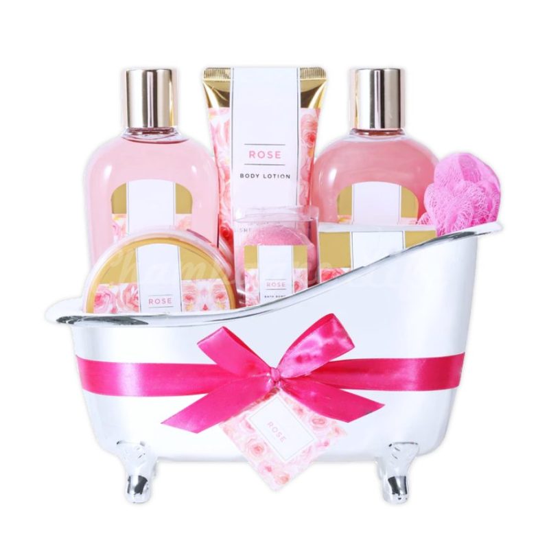 Champagne Life - Rose Spa Bathtub Gift Set