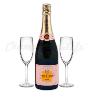 Champagne Life - Veuve Clicquot Rose Toast Set