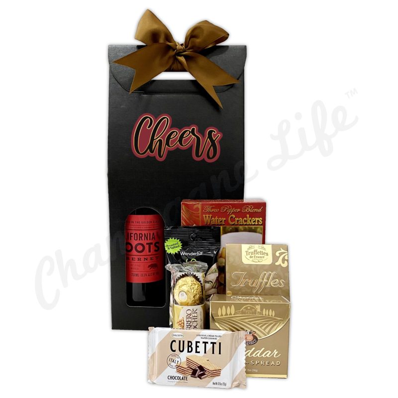 Champagne Life - Wine and Snacks Tote
