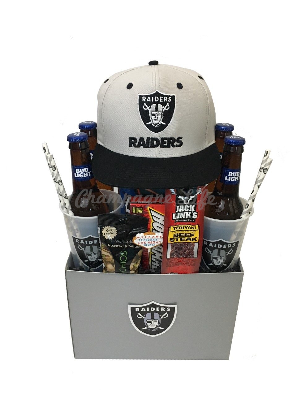 Raiders Gift Set Personalized Raiders Liquor Decanter Set 