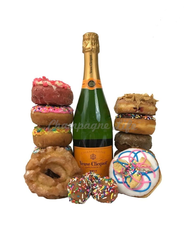 Champagne Life - Veuve Clicquot and Gourmet Donuts Gift Set