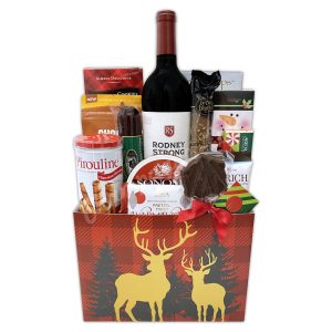 Champagne Life - Christmas Wine Gift Basket