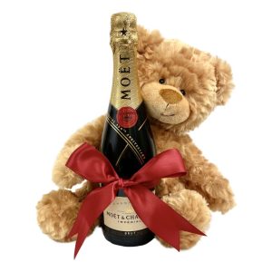 CLG - Champagne and Teddy Bear Gift Set
