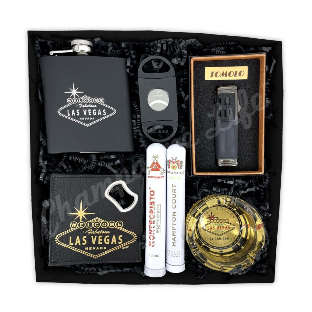 Las Vegas Cigar Box Champagne Life Gifts